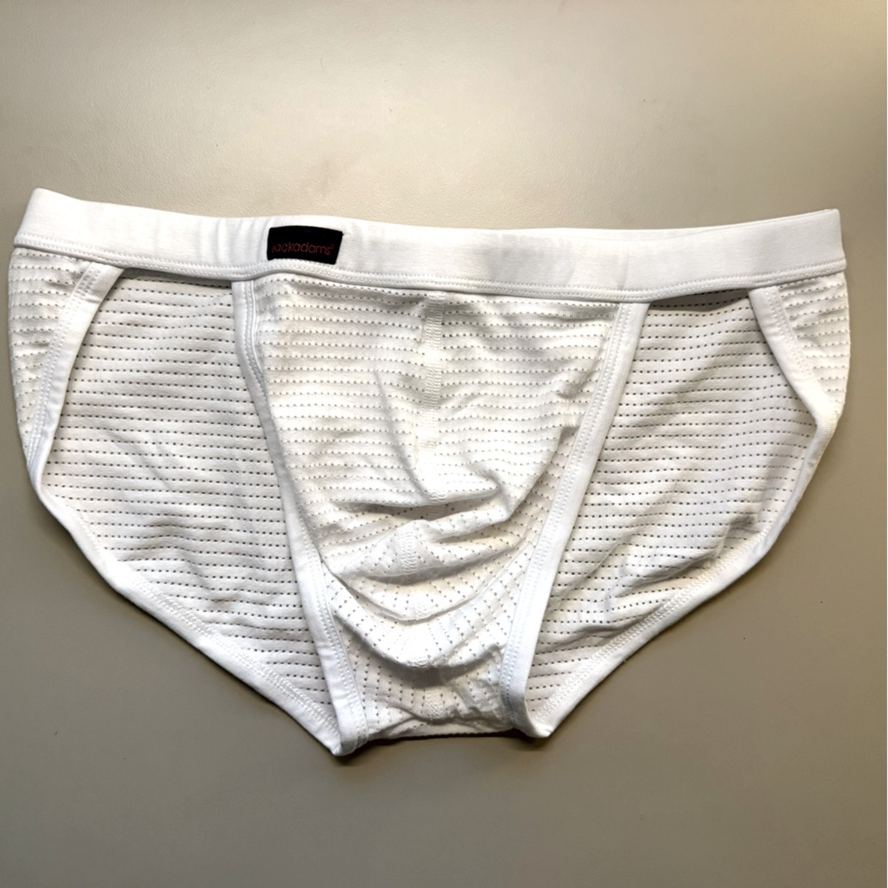 Jack Adams Pinhole Mesh Sport Brief, NWOT, Medium